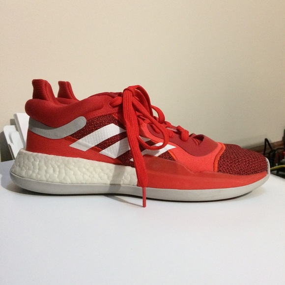 Adidas Marquee Boost Low 'Active Red' Sneakers - Picture 4 of 13